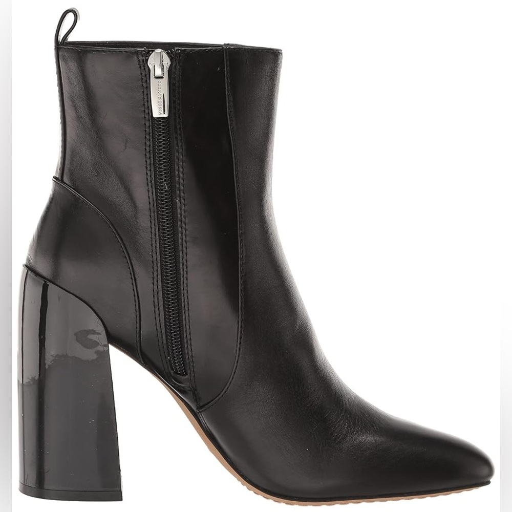 Vince Camuto Enverna Boots Black Cow Paradise, Sz. 11